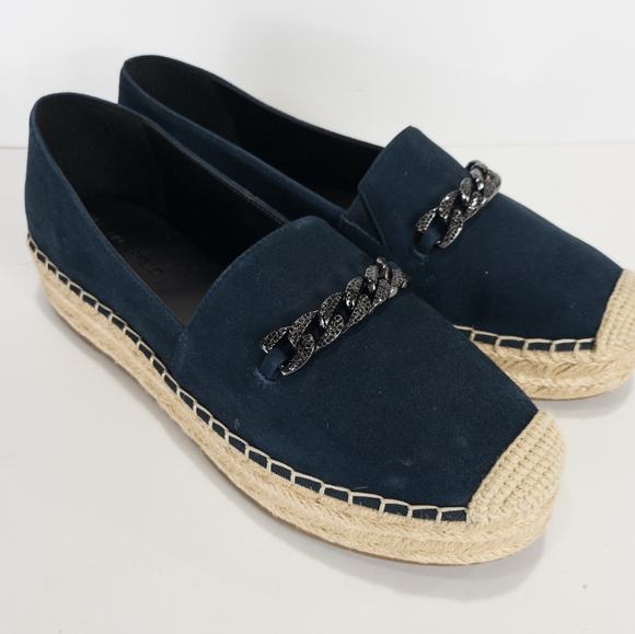 Karl Lagerfeld Paris Moxy Espadrille Flats Blue -9.5 - Picture 3 of 5